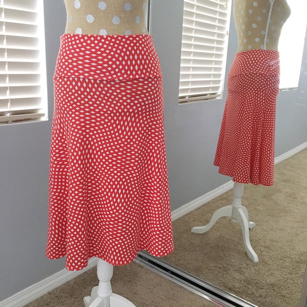 LuLaRoe Azure Skirt (Rare 2015 Print)